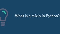 What is a mixin in Python?
