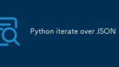 Python iterate over JSON