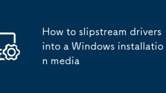 Cara Pemacu Slipstream ke Media Pemasangan Windows