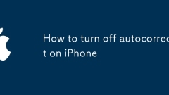 Cara mematikan autocorrect pada iPhone