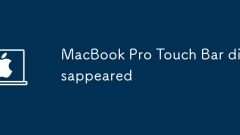 MacBook Pro Touch Bar a disparu