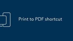 Cetak ke pintasan PDF
