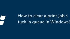 Wie l?sche ich einen Druckauftrag in der Warteschlange in Windows?
