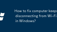 Wie kann der Computer in Windows immer wieder von Wi-Fi von Wi-Fi trennen?