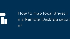 Bagaimana untuk memetakan pemacu tempatan dalam sesi desktop jauh?