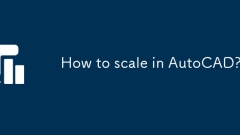 How to scale in AutoCAD?