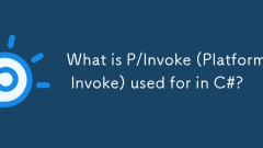 What is P/Invoke (Platform Invoke) used for in C#?