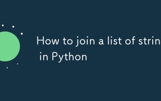 Cara menyertai senarai rentetan di Python
