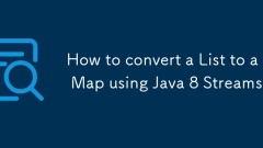 Wie konvertiere ich eine Liste mit Java 8 -Streams in eine Karte?