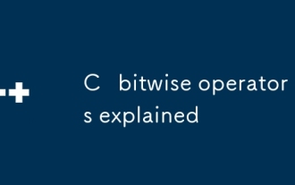 C bitwise operators explained