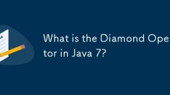 What is the Diamond Operator in Java 7?