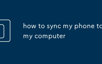 how to sync my phone to my computer