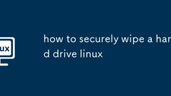 comment essuyer en toute sécurité un disque dur Linux