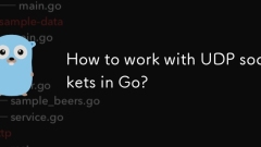 如何使用GO中使用UDP插座?