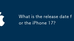 What is the release date for the iPhone 17?