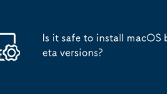 Is it safe to install macOS beta versions?