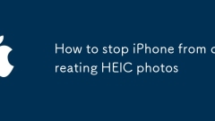 How to stop iPhone from creating HEIC photos