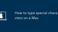 Comment taper des caractères spéciaux sur un mac