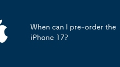 When can I pre-order the iPhone 17?