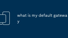 what is my default gateway