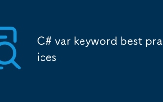 C# var Kata kunci amalan terbaik