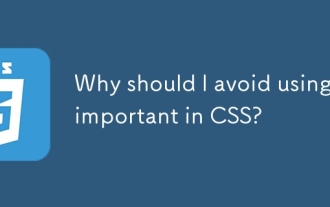 Why should I avoid using !important in CSS?