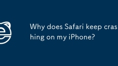 Why does Safari keep crashing on my iPhone?
