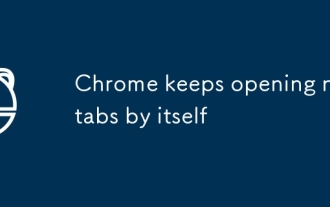 Chrome terus membuka tab baru dengan sendirinya