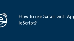How to use Safari with AppleScript?