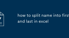 wie man den Namen in erste und zuletzt in Excel aufteilt