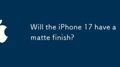Will the iPhone 17 have a matte finish?