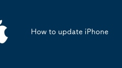 How to update iPhone
