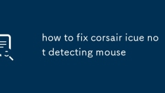 Cara memperbaiki corsair icue tidak mengesan tetikus
