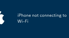 iPhone not connecting to Wi-Fi