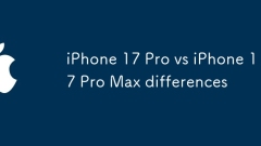 iPhone 17 Pro vs iPhone 17 Pro Max differences