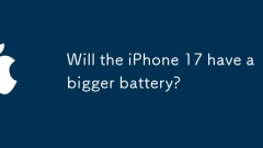 Will the iPhone 17 have a bigger battery?