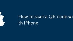 How to scan a QR code with iPhone