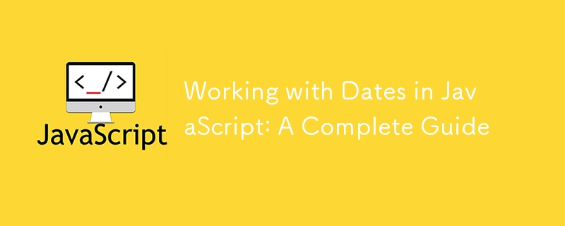 Arbeiten mit Daten in JavaScript: Eine vollst?ndige Anleitung