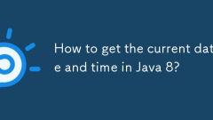 Bagaimana untuk mendapatkan tarikh dan masa semasa di Java 8?