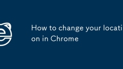 Cara menukar lokasi anda di Chrome