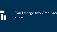Can I merge two Gmail accounts