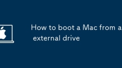 How to boot a Mac from an external drive