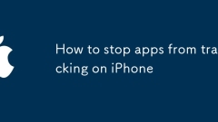 So verhindern Sie, dass Apps auf dem iPhone verfolgen