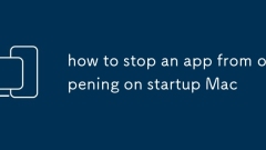 how to stop an app from opening on startup Mac