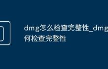 dmg怎么检查完整性_dmg如何检查完整性