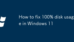 Cara Memperbaiki Penggunaan Cakera 100% di Windows 11