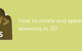 Wie erstelle ich Elemente in JS?