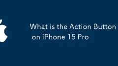 Apakah butang tindakan pada iPhone 15 Pro