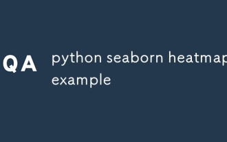 Python Seabornヒートマップの例