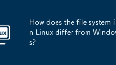 En quoi le système de fichiers de Linux diffère-t-il de Windows?